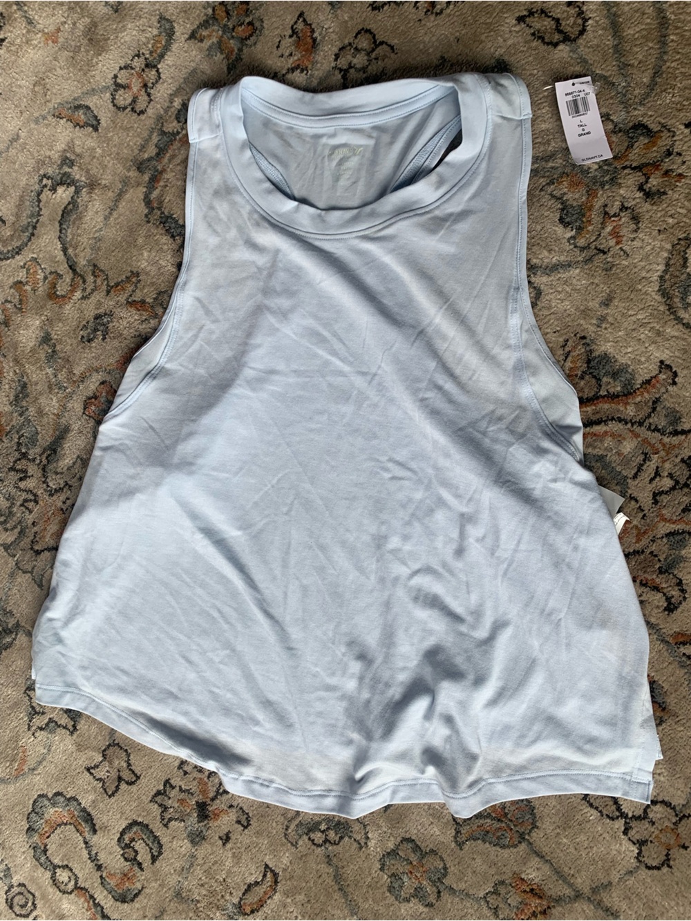 Old Navy Light Blue Tank Top Size L Tall